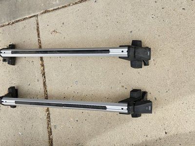 OEM Audi Roof Rack Crossbars – Complete w/ Keys