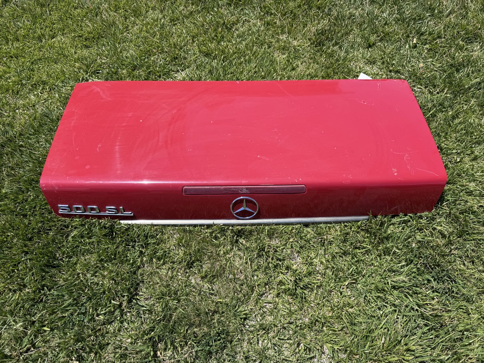 Mercedes-Benz R129 500SL OEM Red Trunk Lid Deck Lid w/ Emblems 1990-1993