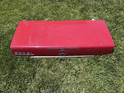 Mercedes-Benz R129 500SL OEM Red Trunk Lid Deck Lid w/ Emblems 1990-1993