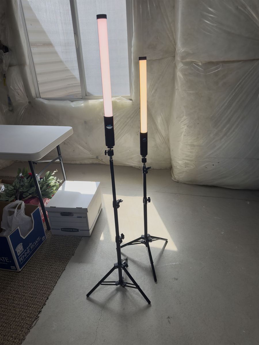 Multicolor Adjustable LED USB-C Rechargeable Lights for Photography