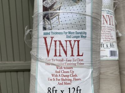 Vinyl Flooring - Light Wood Grain - Easy Install, Durable