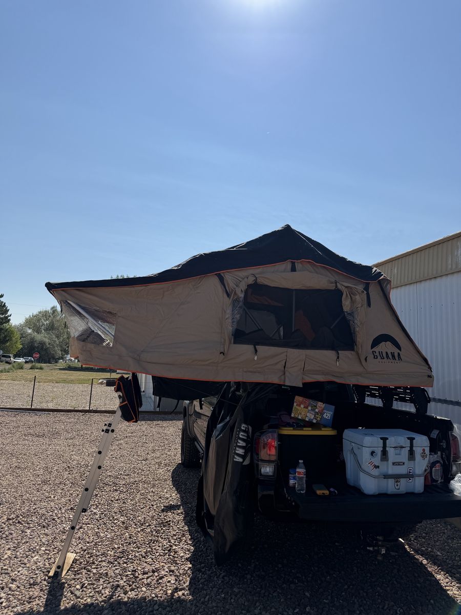 Guana Equipment Roof Top Tent with Ladder