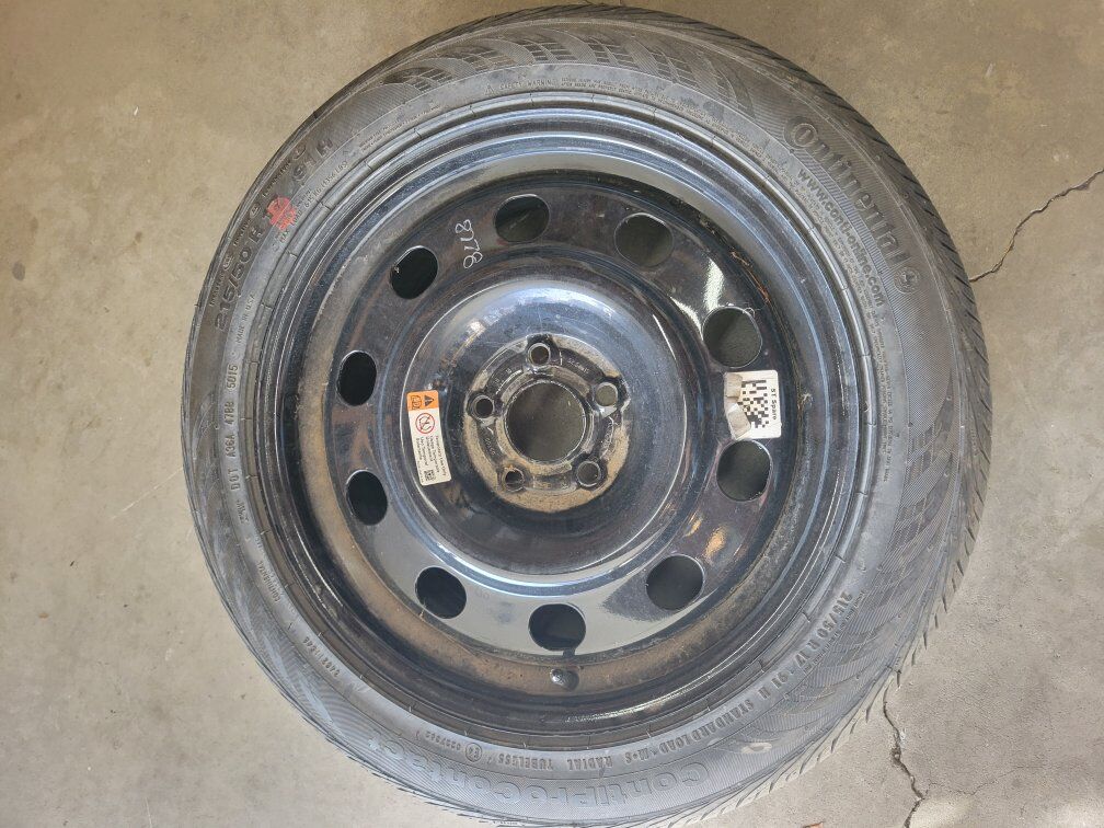 Continental 215/50/17 spare tire
