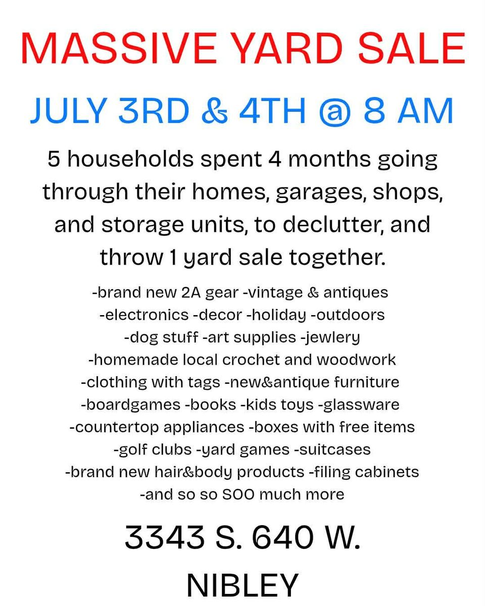 Yard Sale