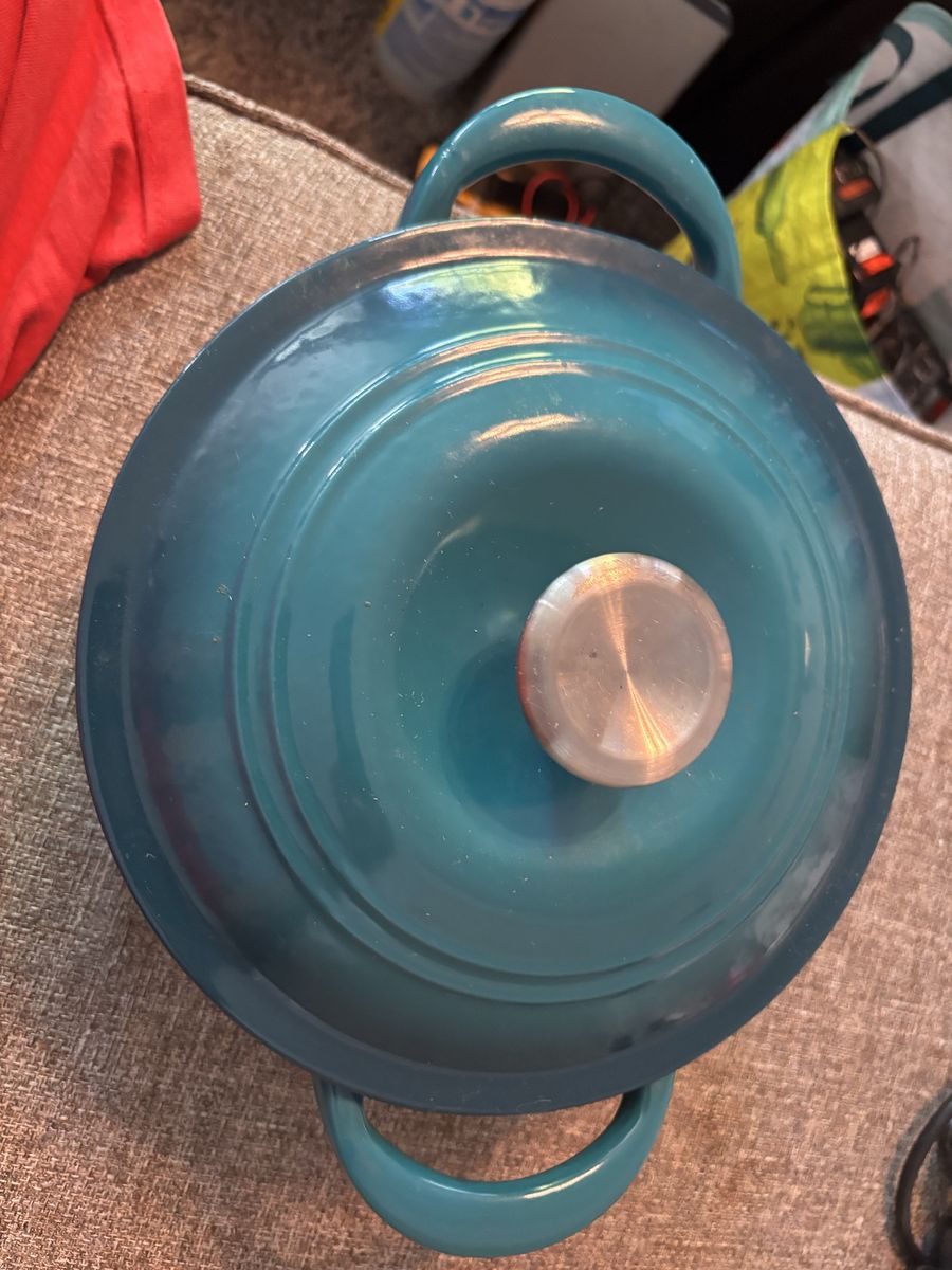 Tramontina 4 Qt. Enameled Cast Iron Dutch Oven Teal/Turquoise