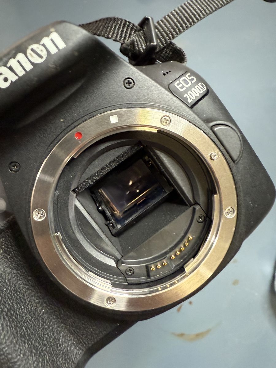 Canon 2000D with 3 lenses