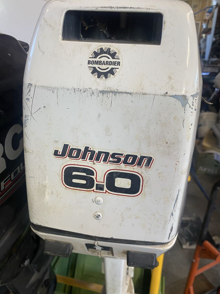 Johnson Bombardier 6.0 Outboard Boat Motor