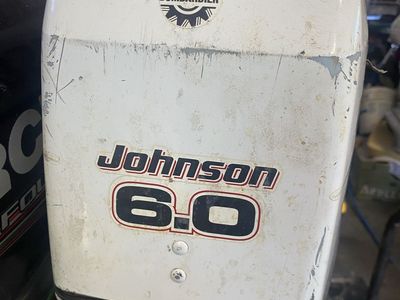 Johnson Bombardier 6.0 Outboard Boat Motor