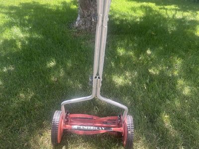 American Reel Push Lawn Mower - Manual, Eco-Friendly Grass Trimmer