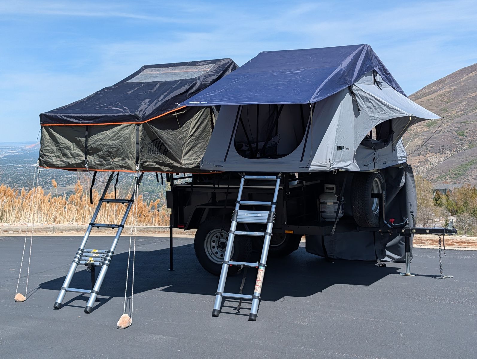 Morris Mule Overland Trailer w/ Dual Rooftop Tents - Sleeps 4+