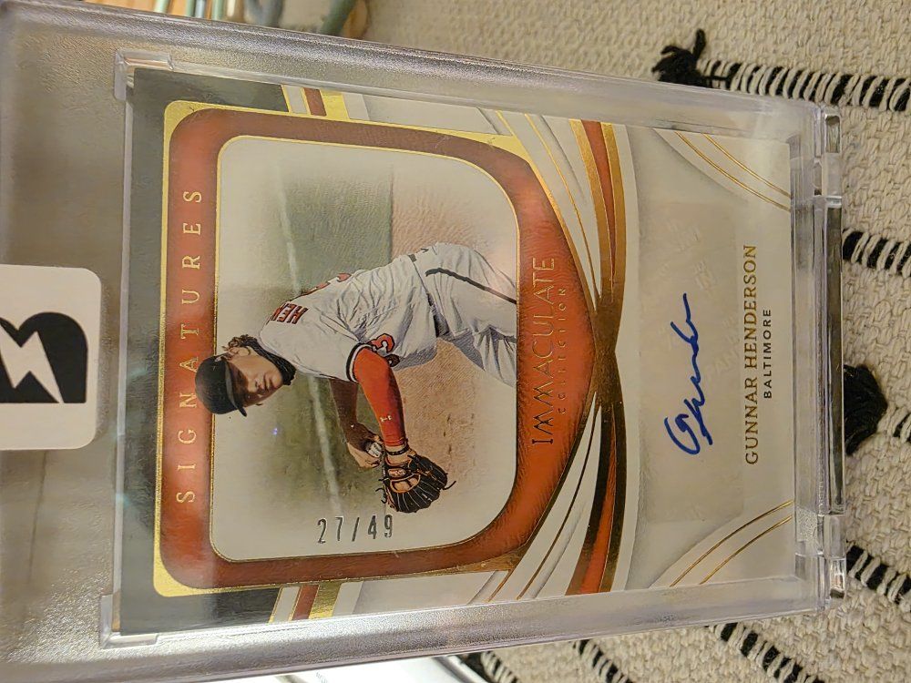 Gunnar henderson 27/49  250$