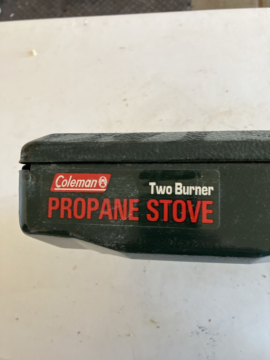 Coleman two burner camp stove