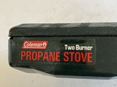 Coleman two burner camp stove