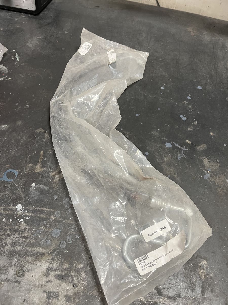 New 1969 camaro PS pressure line