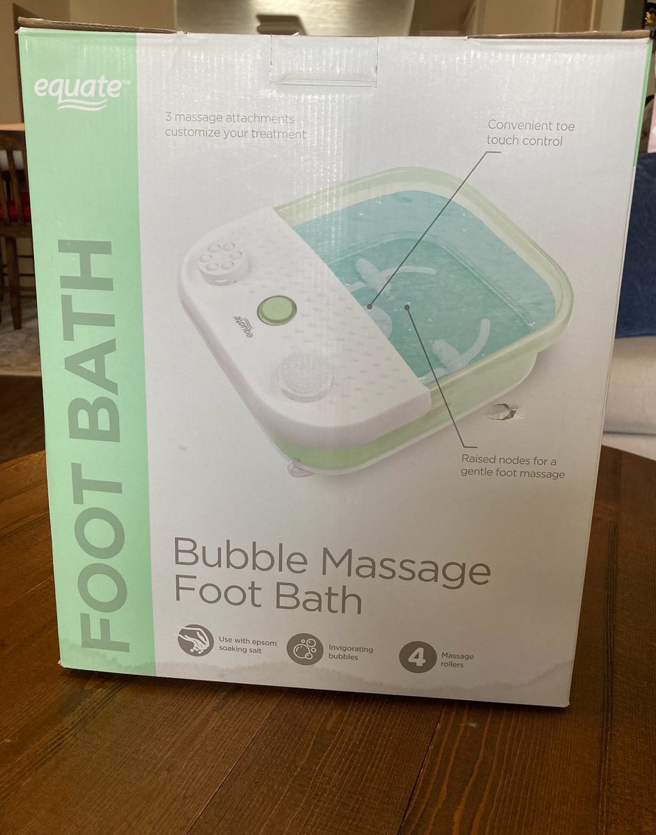 Equate Bubble Massage Foot Bath