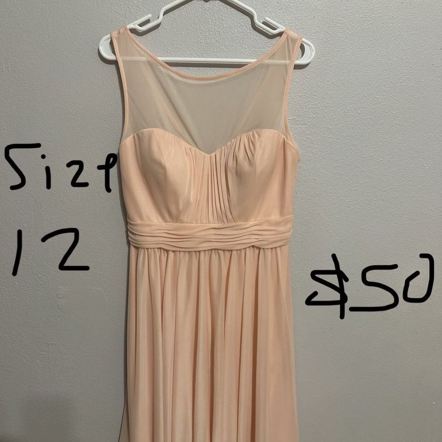 David’s Bridal Bridesmaid Dress