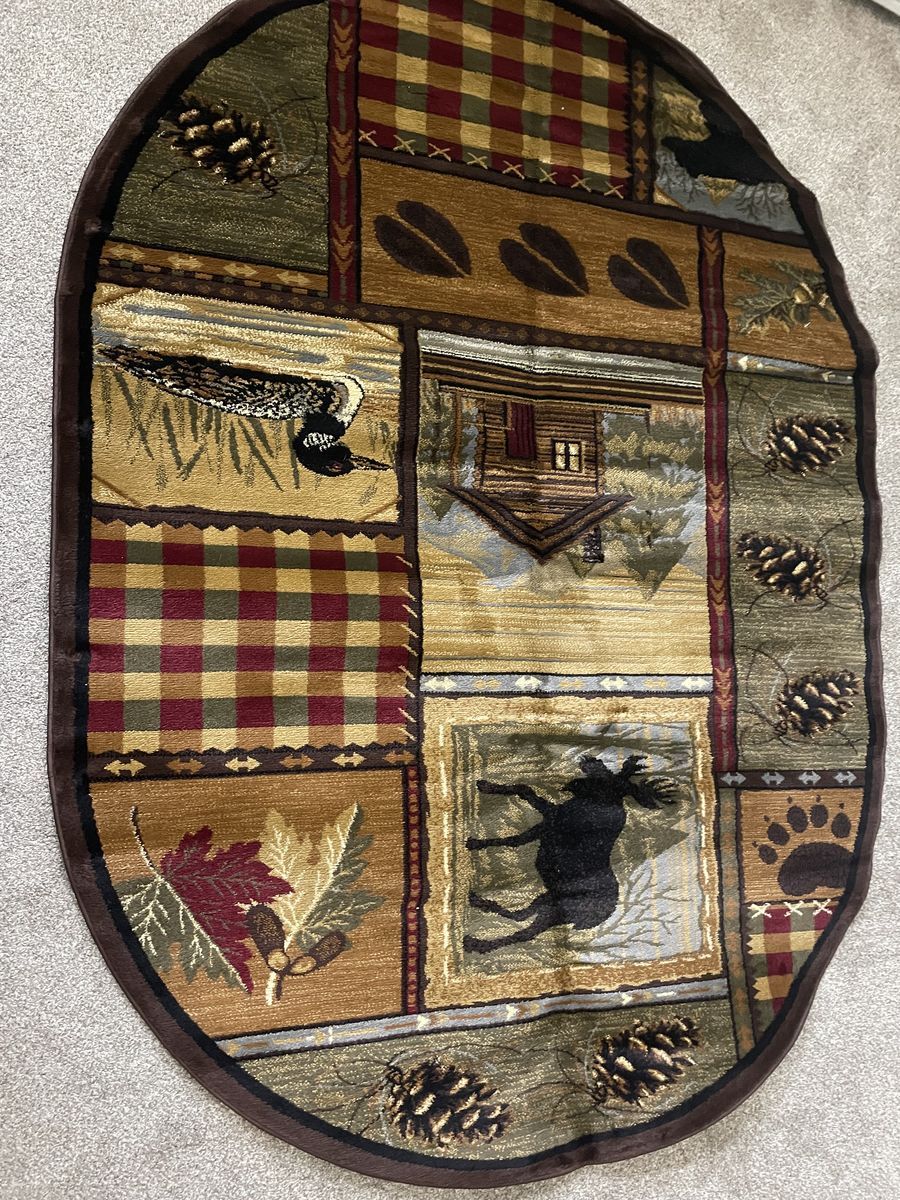 Brand NewTayse 5'3'' x 7'3'' Nature Loomed Polypropylene Oval Indoor Area Rug