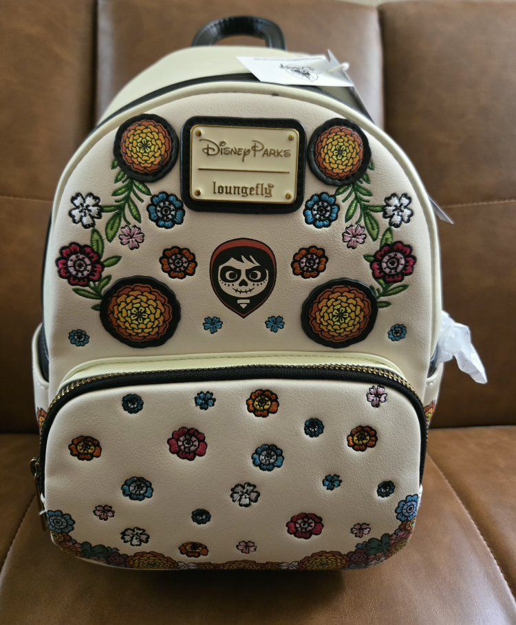 Disney Parks x Loungefly Coco Miguel Floral Mini Backpack