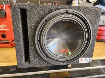 Alpine Type R Subwoofer In Ported Box