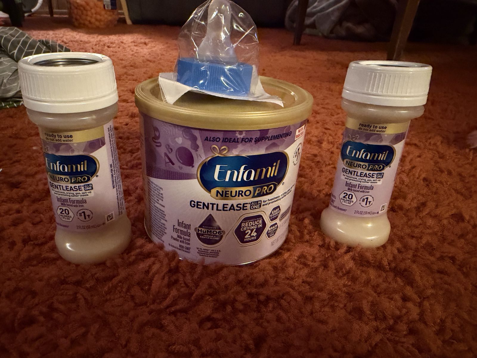 Enfamil NeuroPro Gentlease Infant Formula Bundle - Powder & Ready-to-Use Bottles