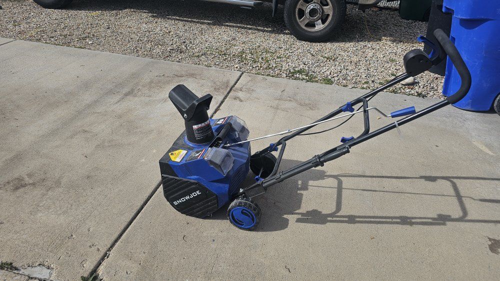 Snow Joe 24V Cordless Snow Blower w/ 2 Batteries +