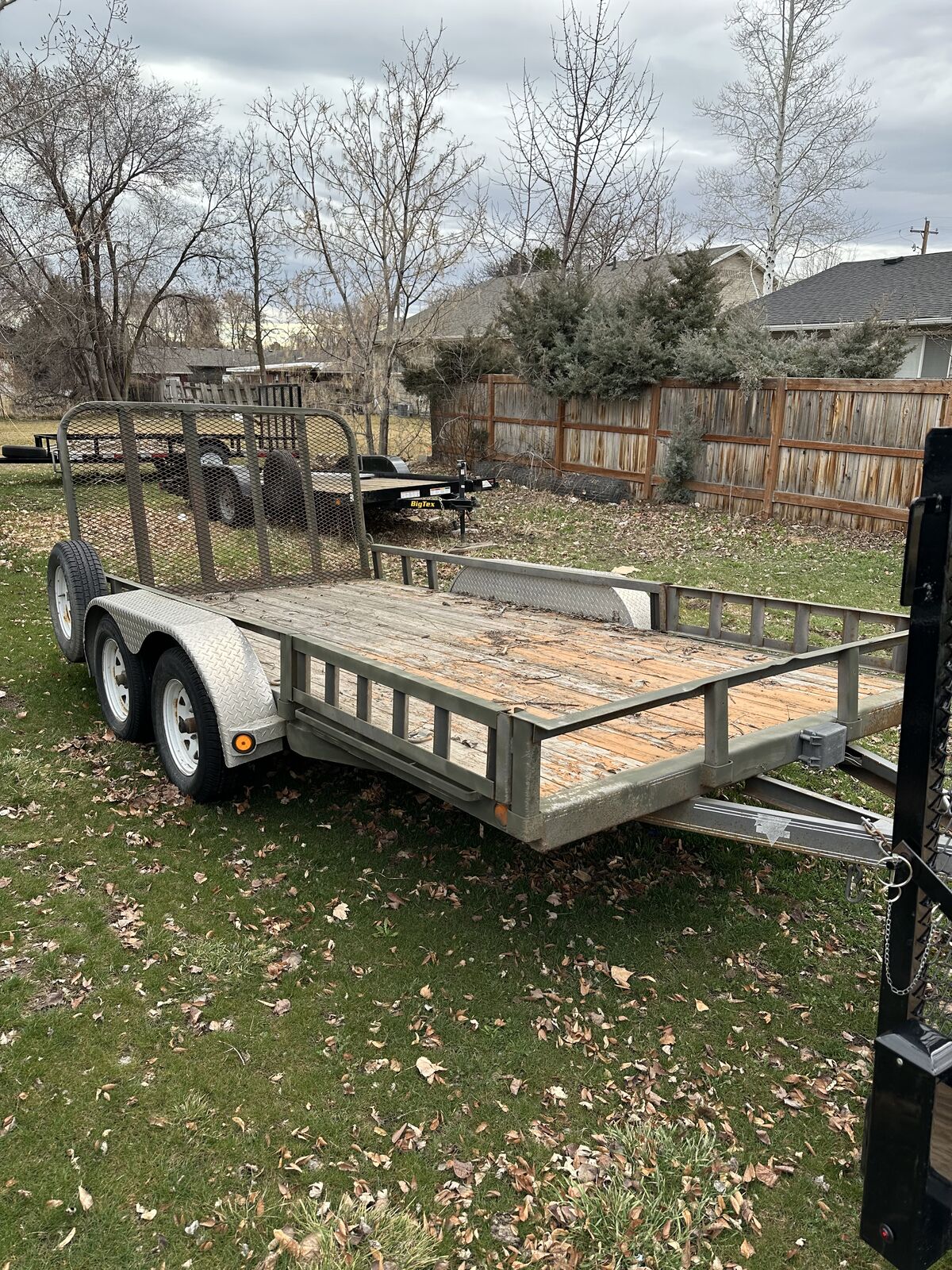 Flatbed Trailer 14x7 7,000lb