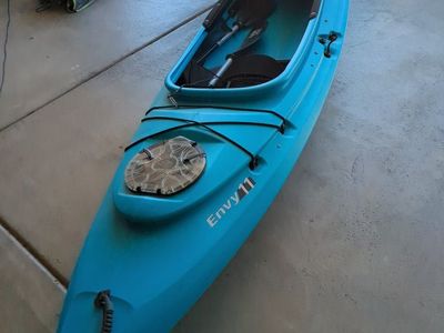 Emotion Envy 11 Sit-In Recreational Kayak - Teal, Includes Paddle
