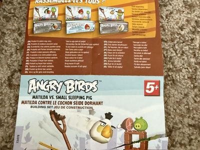 K'NEX Angry Birds Matilda Vs. Sleeping Pig Building Set - Complete w/ Instructions Ages 5+