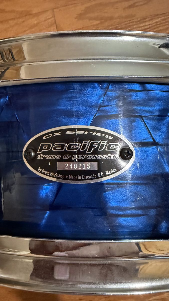 PDP CX Series 14" All-Maple Snare Drum – Pacific Blue Onyx