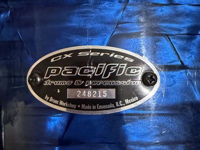 PDP CX Series 14" All-Maple Snare Drum – Pacific Blue Onyx