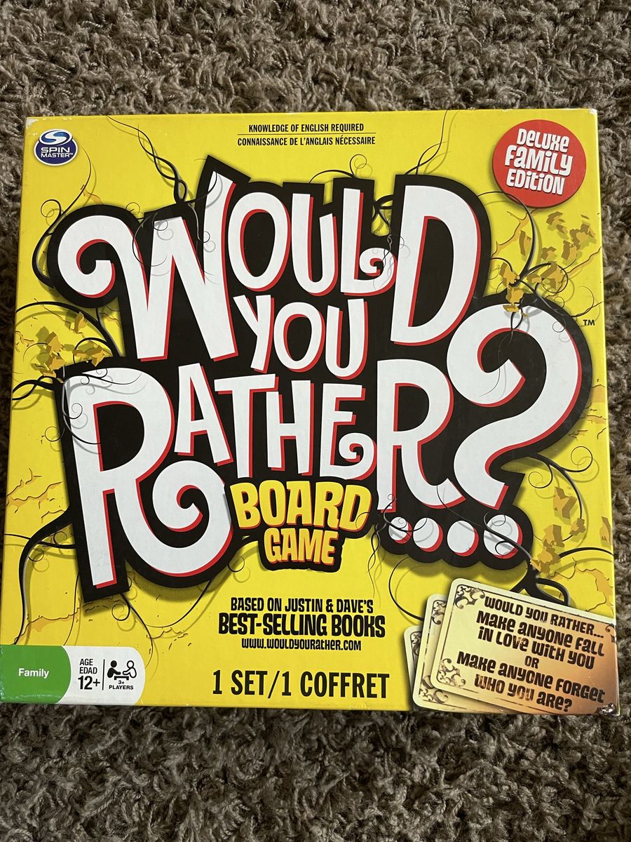 Would You Rather? Board Game - Deluxe Family Edition (12+ Players)