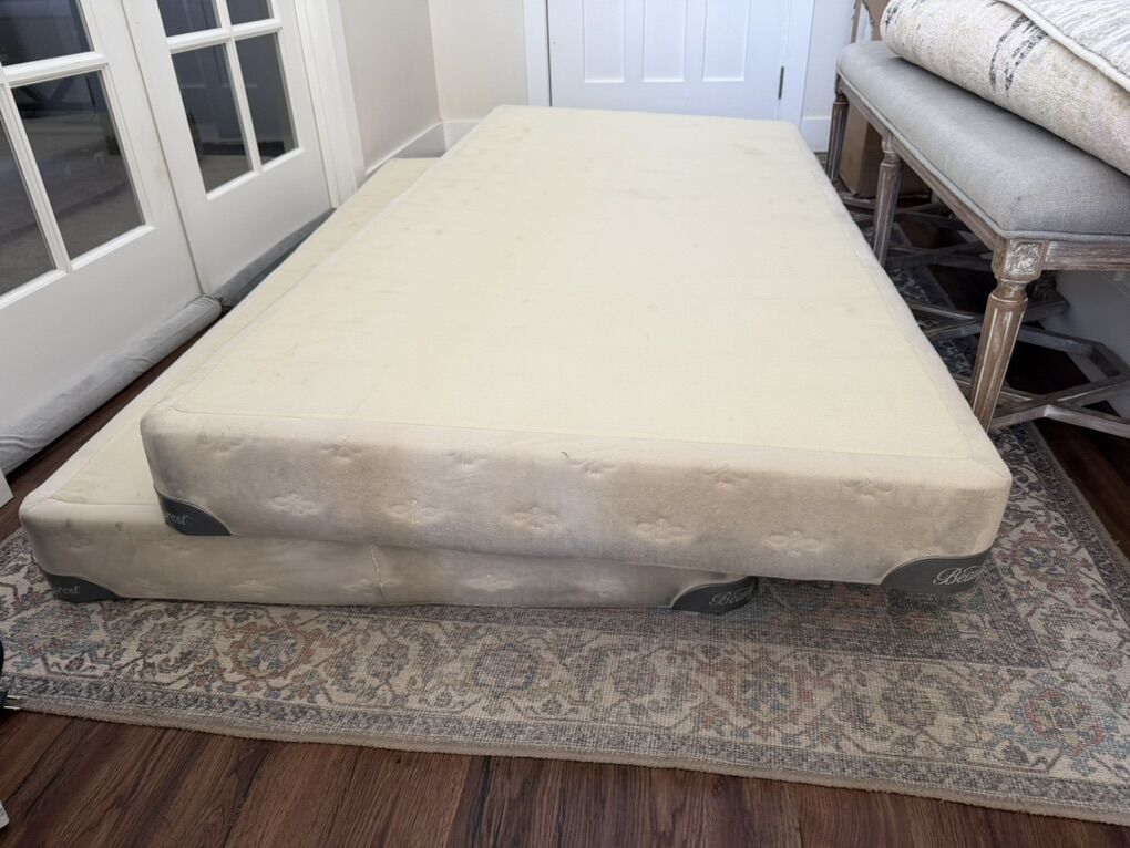 Two Twin Box Springs Or King size Free