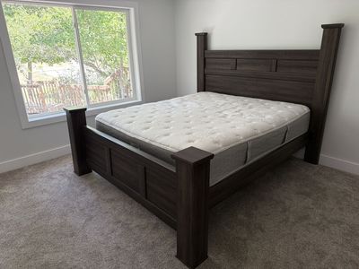 Ashley Furniture Solid Wood King Bed Frame