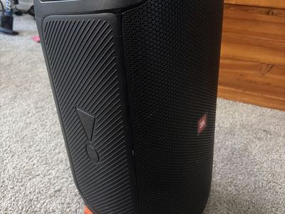 JBL PartyBox On-The-Go Portable Bluetooth Speaker - Black with Orange Accents