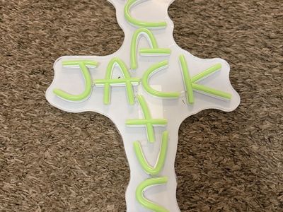 Cactus Jack Neon Sign Green LED Wall Decor