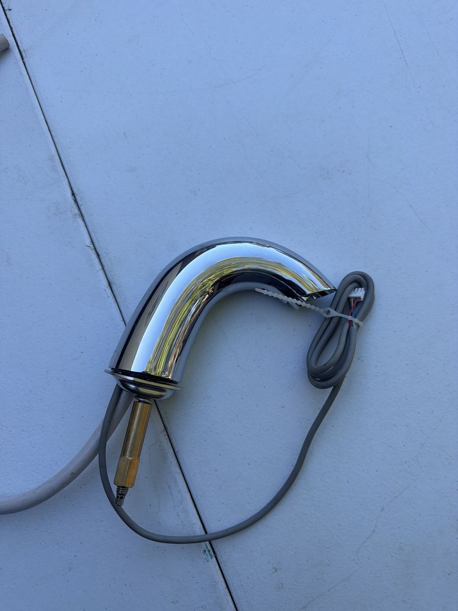 Chrome Kitchen Faucet Spout with Wiring - Used
