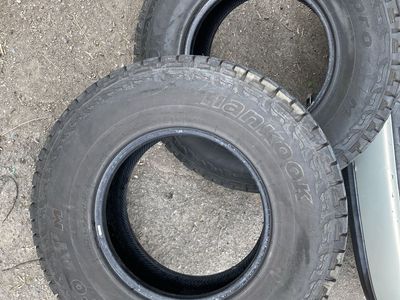 Hankook Dynapro AT/M Tires - 2 Used All-Terrain Light Truck Tires