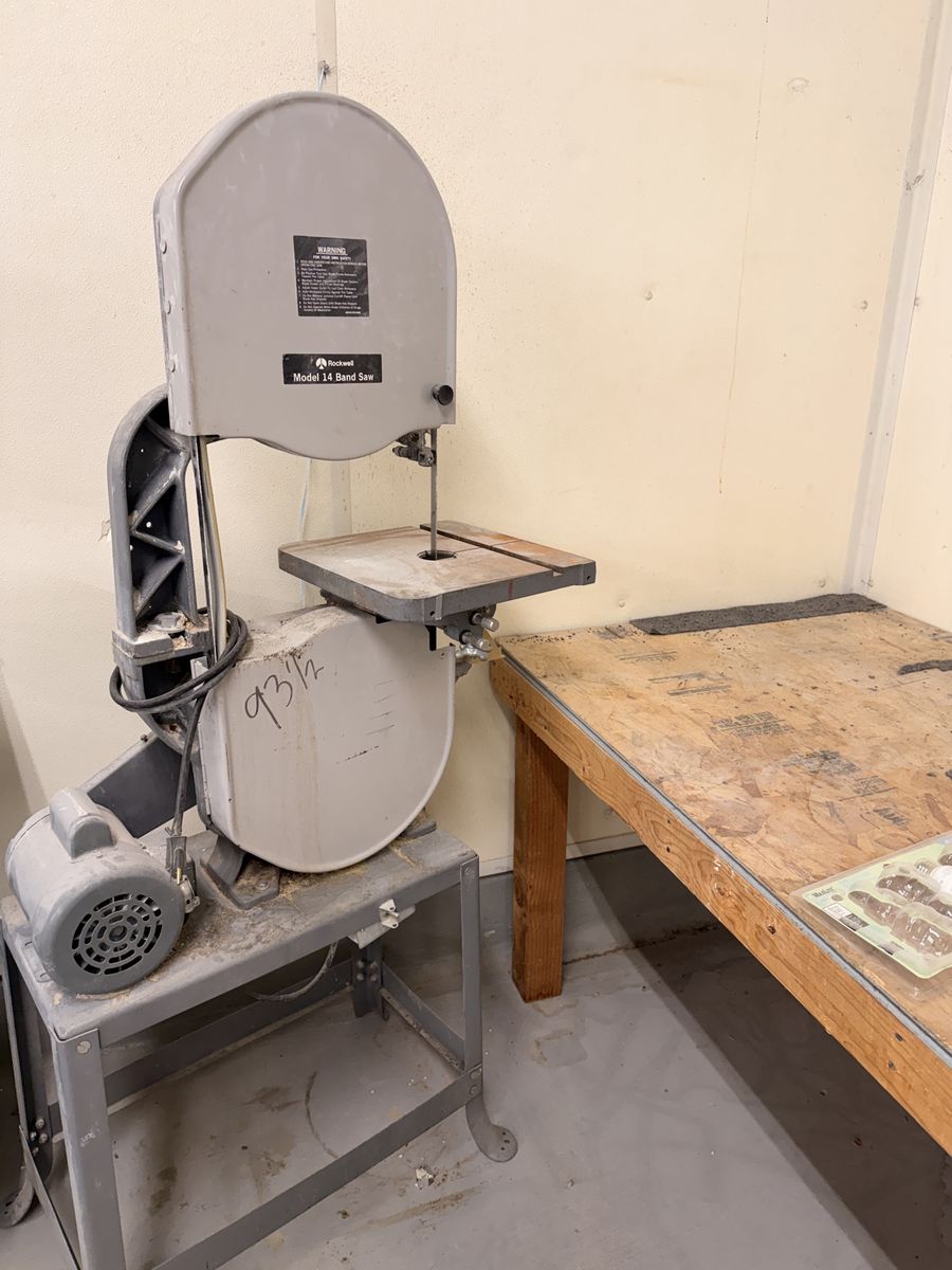 Rockwell Model 14 Band Saw - Industrial Woodworking Tool, Used