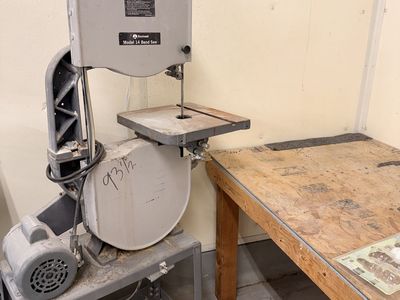 Rockwell Model 14 Band Saw - Industrial Woodworking Tool, Used