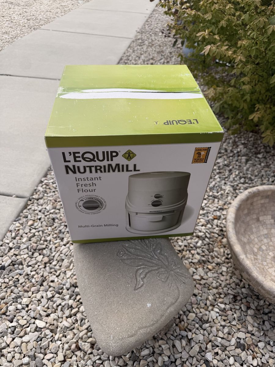 Nutrimill grain mill New in sealed box