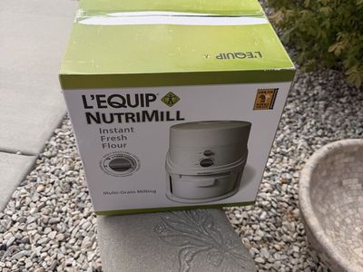 Nutrimill grain mill New in sealed box