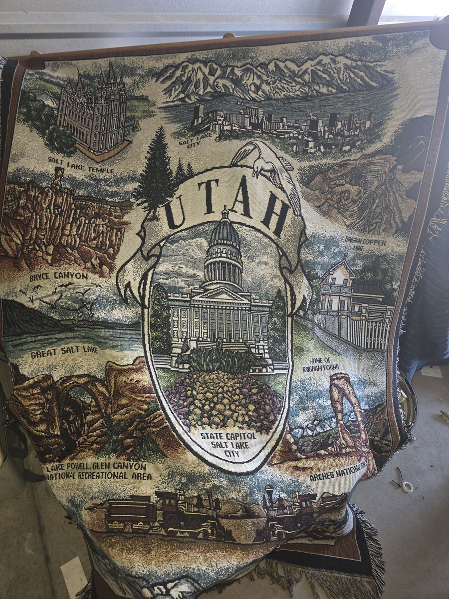 Utah state very nice tapestry