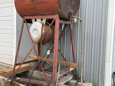 Diesel and gas Tank on gravity Stand