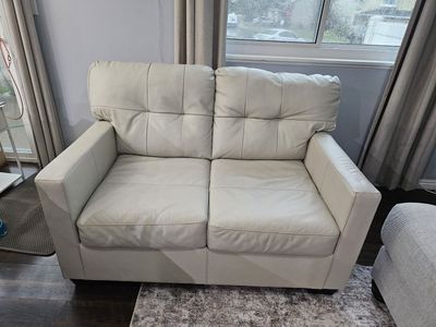 Leather Love Seat