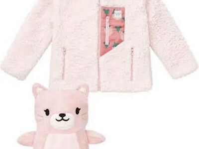 2in1 Transforming Jacket Plush Animal Size 6-7
