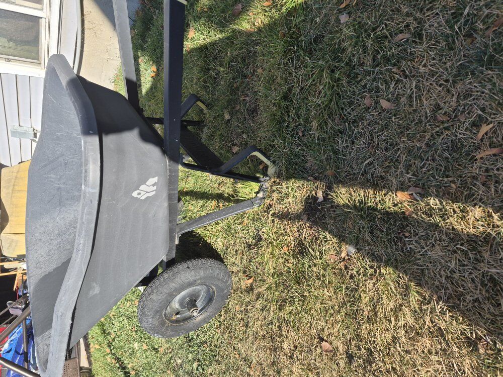 gorilla double wheel barrow