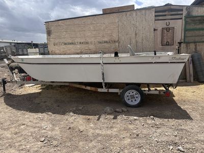 Shadow White Boat with Trailer