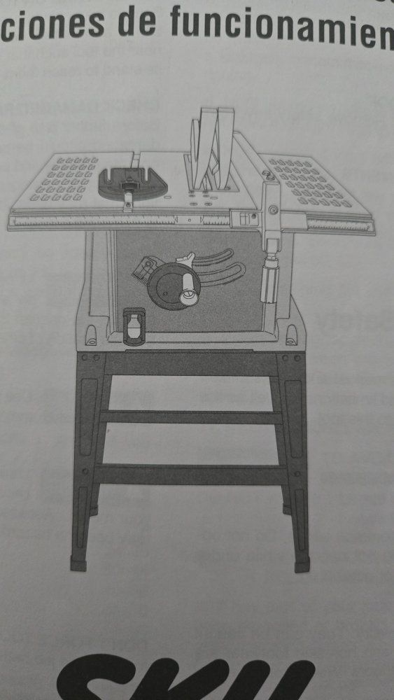Skil 3310 Table Saw Operating/Safety Instructions Manual - Read Before Using