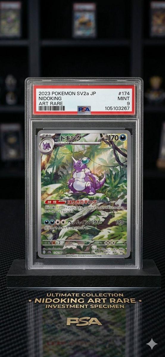 2023 Pokemon 151 Nidoking  #174/16- PSA 9
