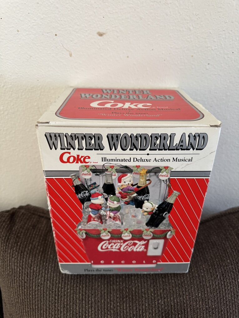 Coca Cola Winter Wonderland Musical Cooler